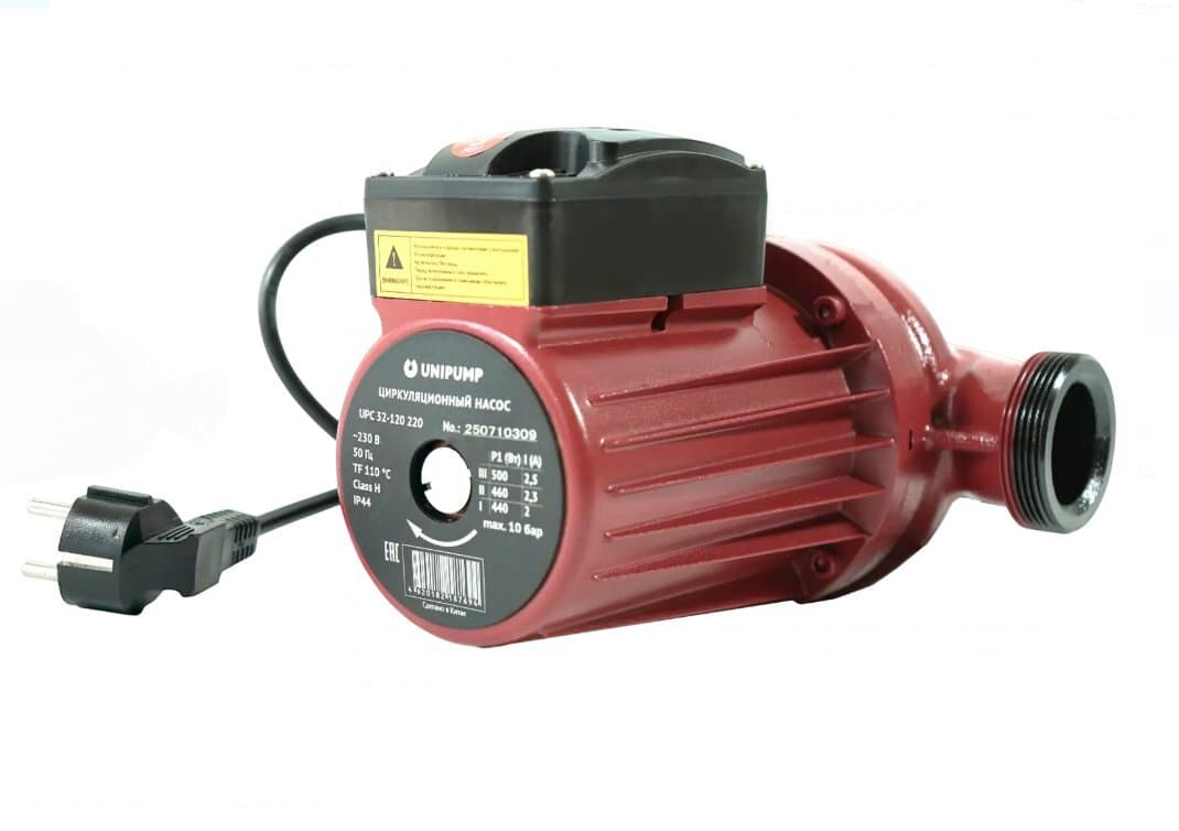 Насос циркуляционный UNIPUMP UPC 32-120 (220 мм) 3-х скоростной